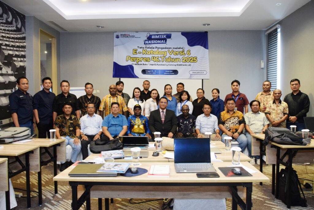 Bimbingan Teknis Tata Kelola Pengadaan Melalui E-Katalog Versi 6 Sesuai Perpres No 46 Tahun 2025, Jakarta